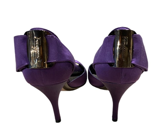 mauve SALVATORE FERRAGAMO Chaussures, 8