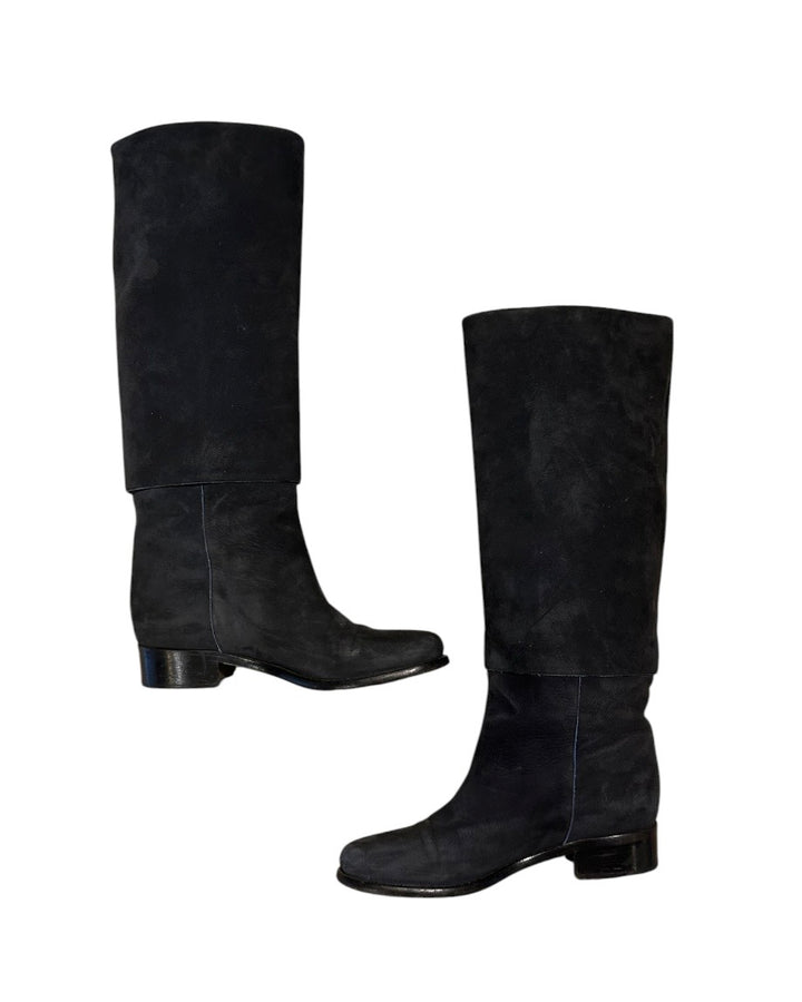 Noir CHANEL BOTTES, 38.5
