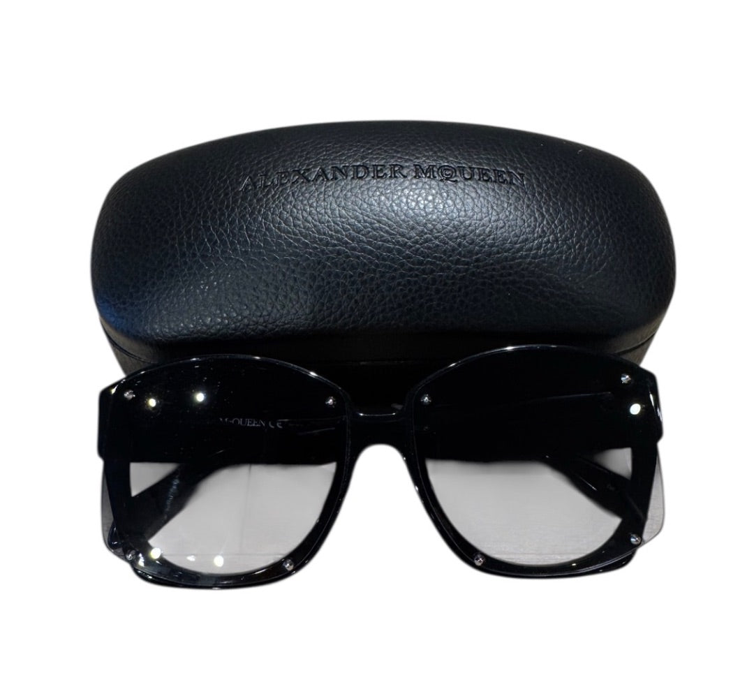 Noir ALEXANDER McQUEEN Lunettes de Soleil, INCLUDES CASE