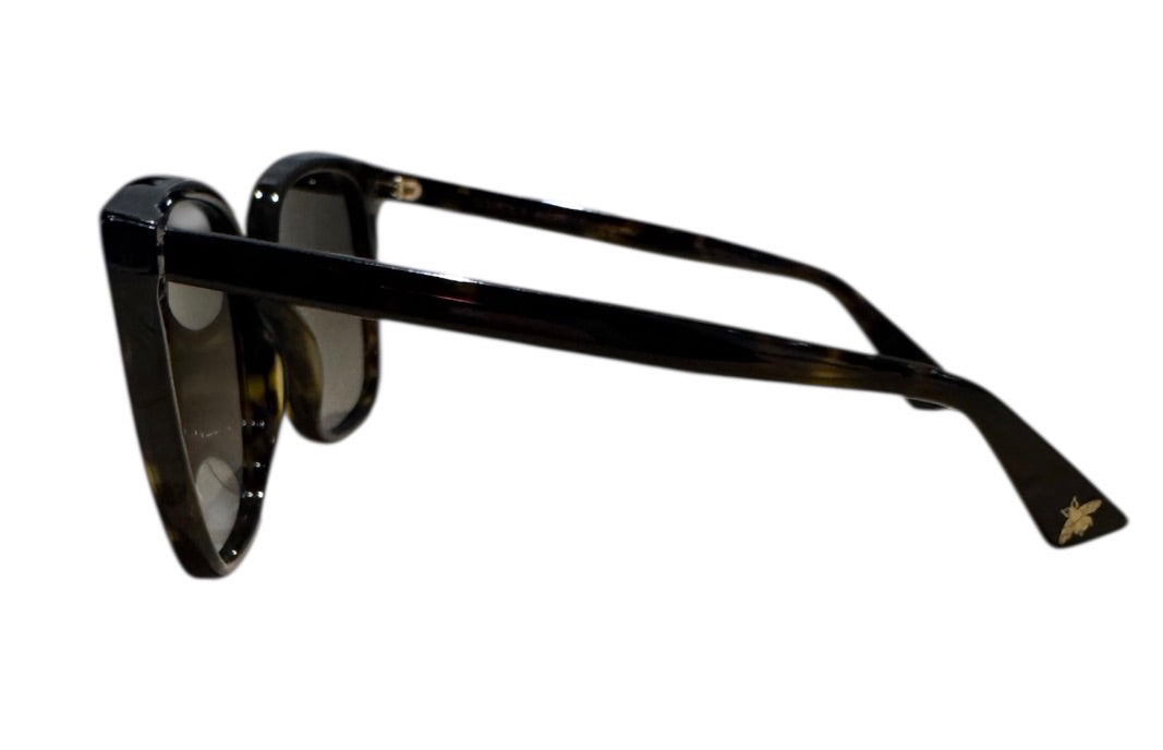 Tortoise GUCCI Lunettes de Soleil, INCLUDES CASE