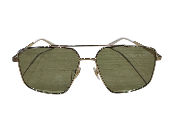 Jaune et Or GUCCI Lunettes de Soleil, CASE INCLUDED