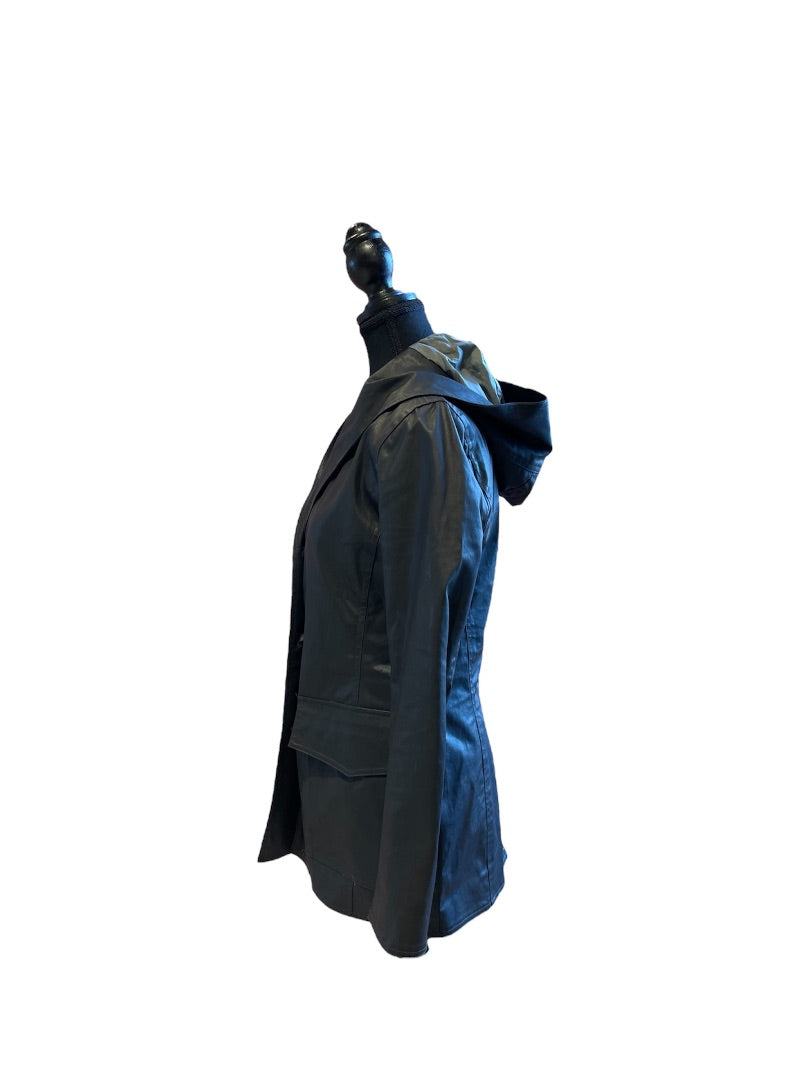 Manteau noir m0851, 4