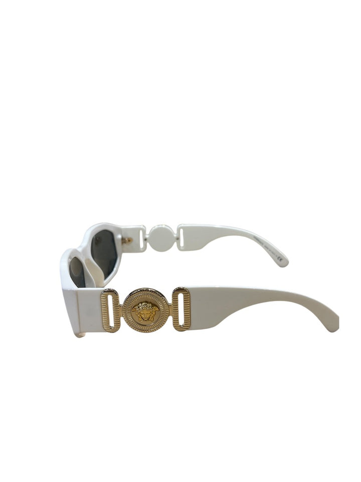Blanc VERSACE Lunettes de Soleil