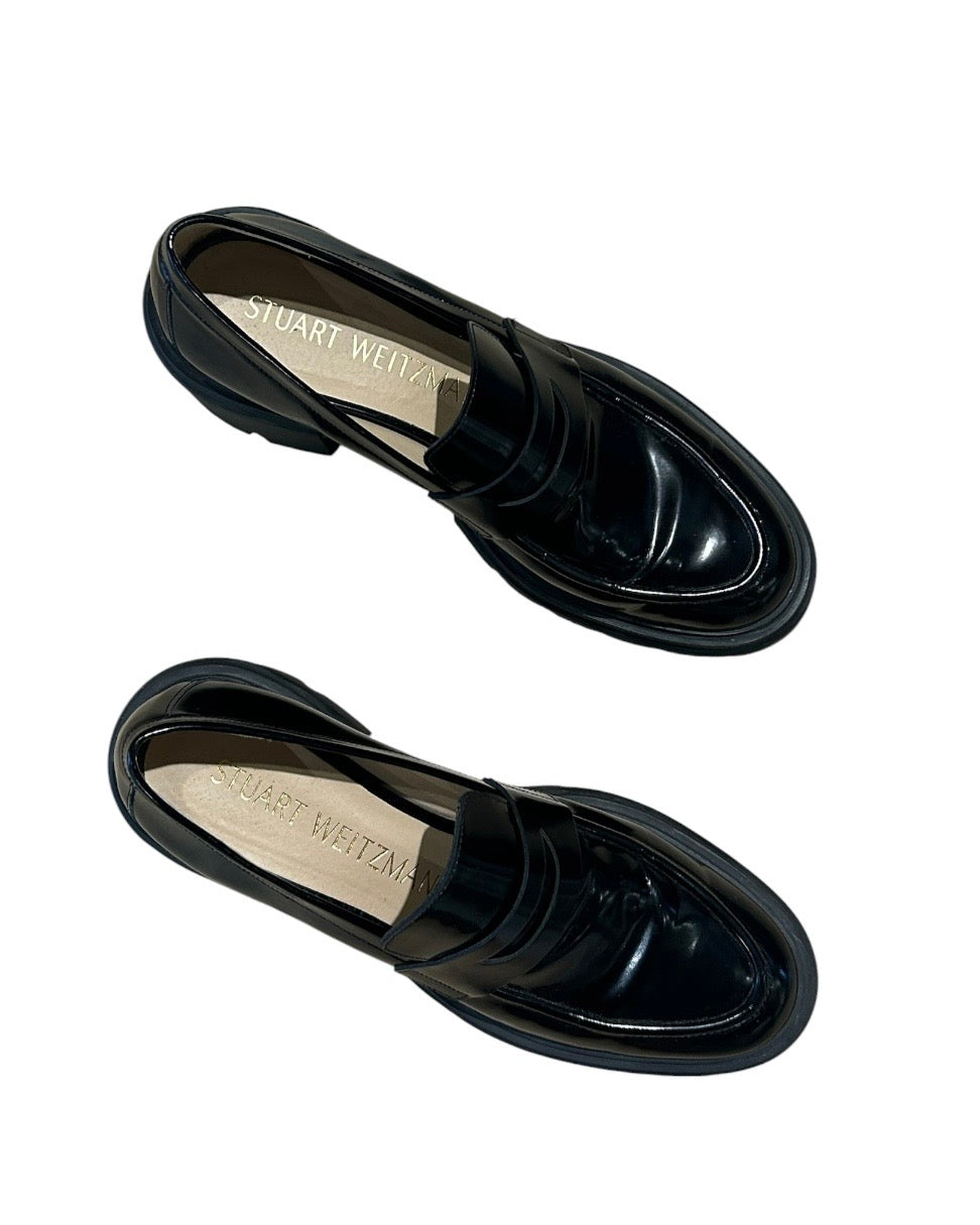 Noir STUART WEITZMAN Loafers, 38.5
