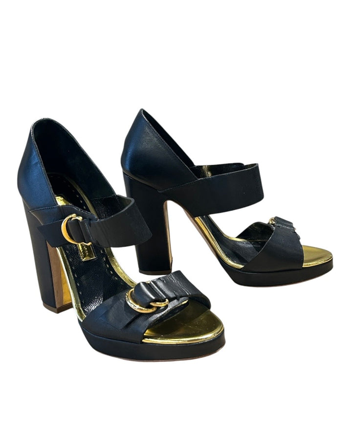 Noir et Or RUPERT SANDERSON LONDON Chaussures, 38