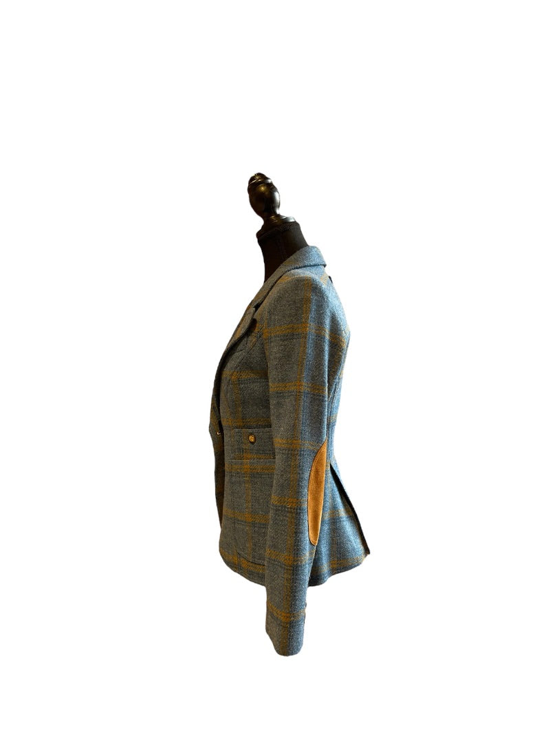 Blazer SMYTHE bleu et brun, 6