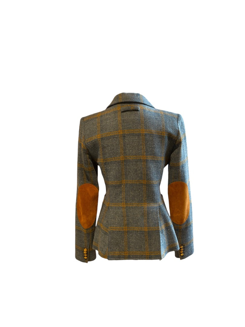 Blazer SMYTHE bleu et brun, 6