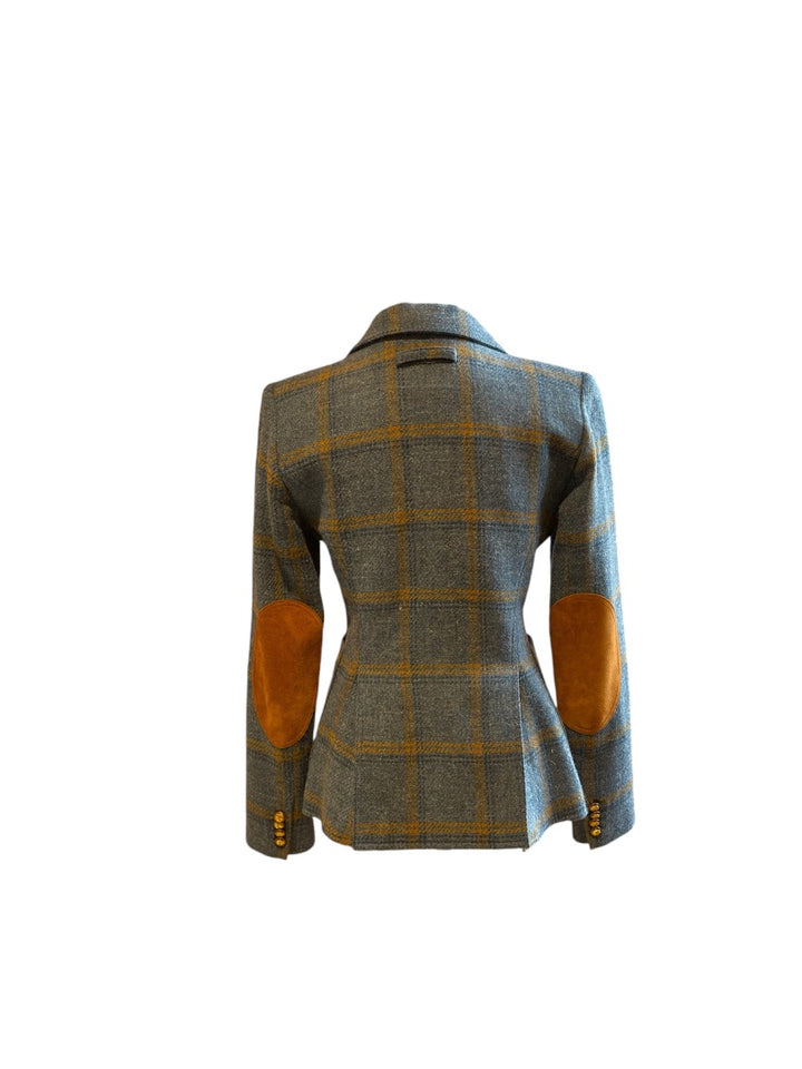 Blazer SMYTHE bleu et brun, 6