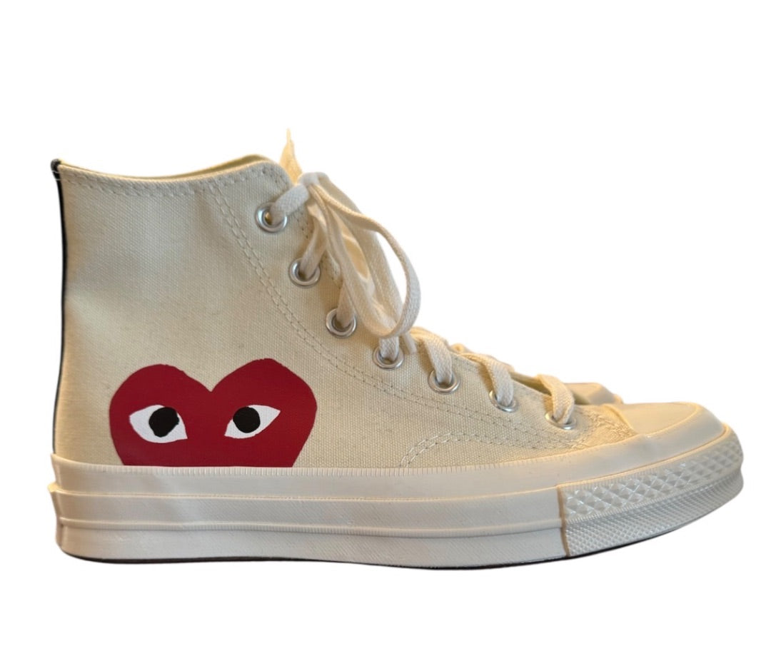 Blanc CONVERSE/COMME DES GARCONS SNEAKERS, 7