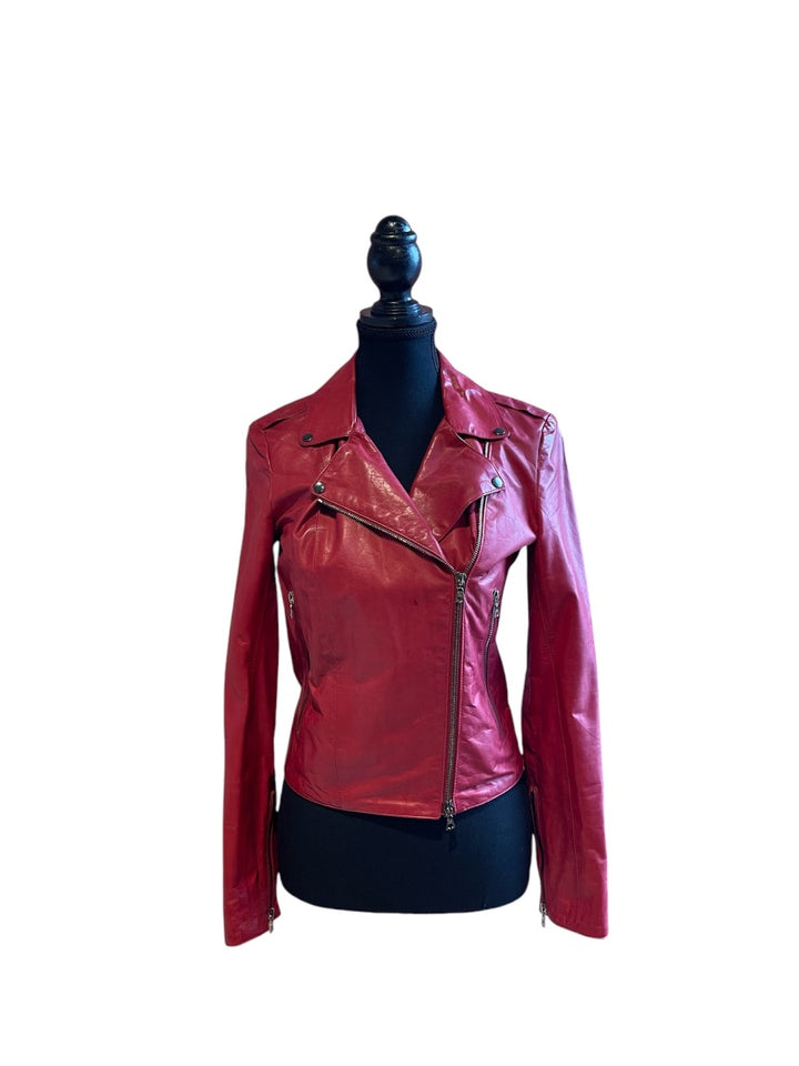 Manteau rouge m0851, 0