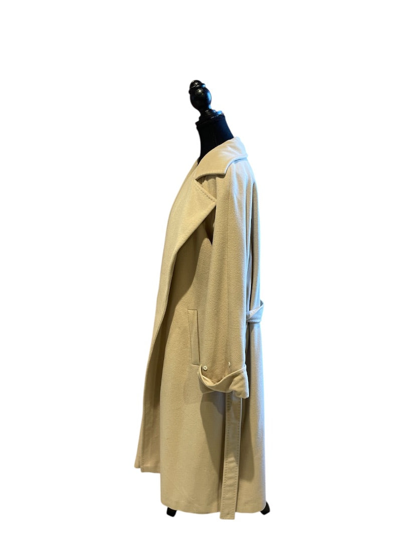 Beige VINTAGE Manteau, Moyen