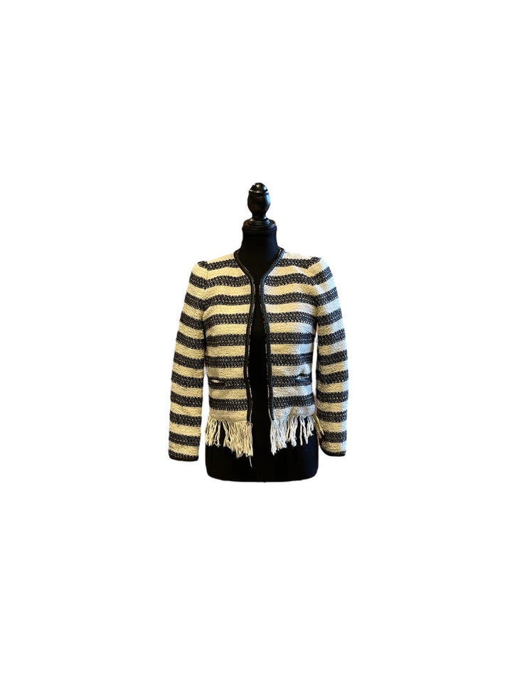 noir et blanc SANDRO PARIS Blazer, 36