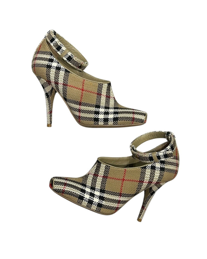 NOVACHECK Burberry STILETTOS, 36.5
