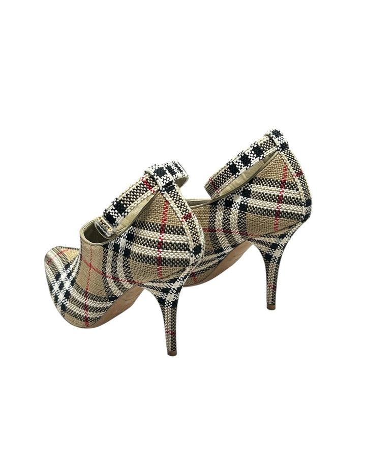 NOVACHECK Burberry STILETTOS, 36.5