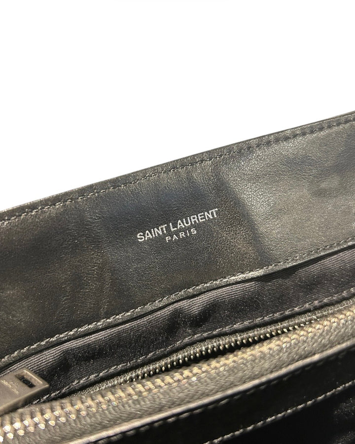 Noir et Argent YVES SAINT LAURENT Sacs, MATELASSE