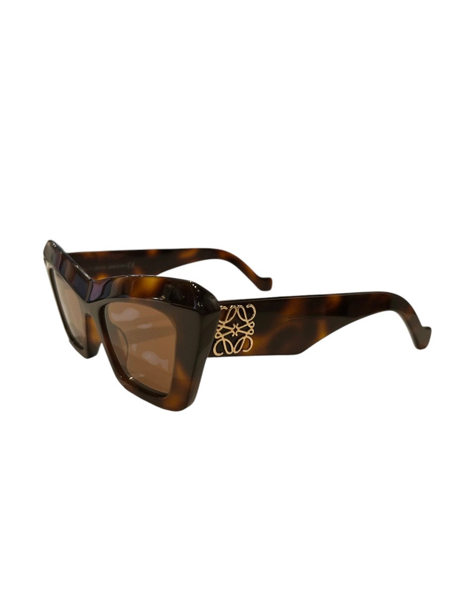 Tortoise et Or LOEWE Lunettes de Soleil, AVEC/WITH CASE