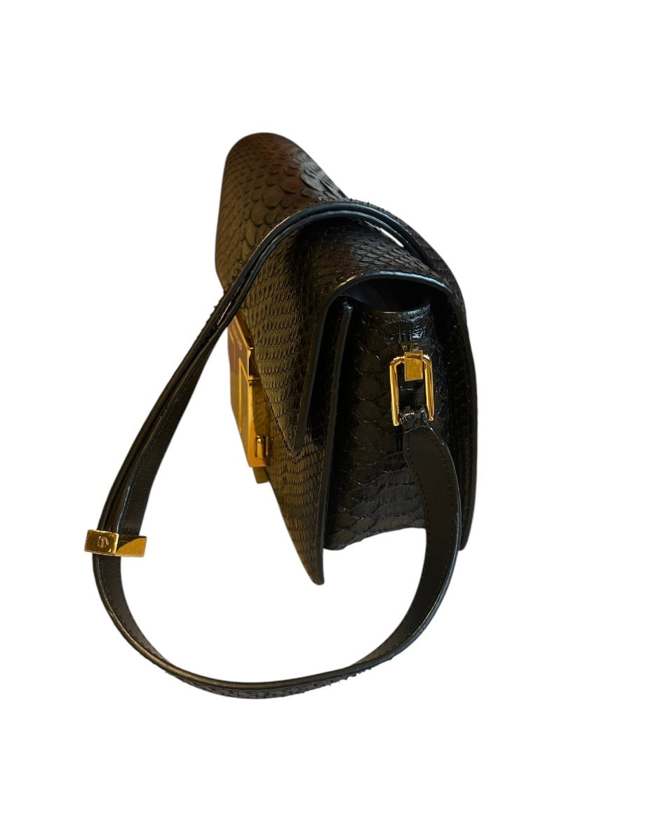 Noir et Or TOM FORD Sacs, PYTHON T-CLASP