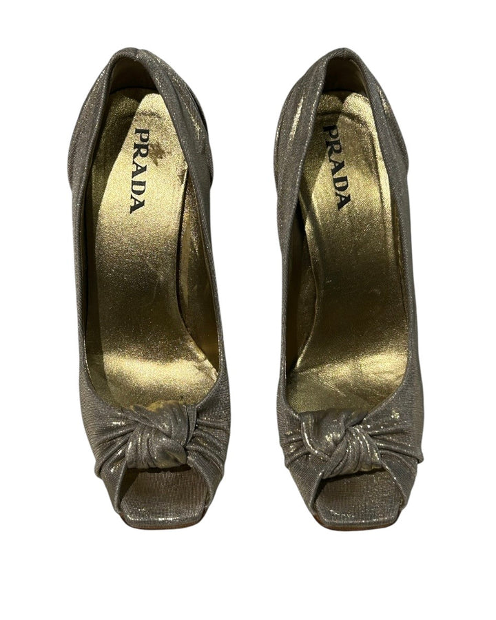 Argent PRADA STILETTOS, 36