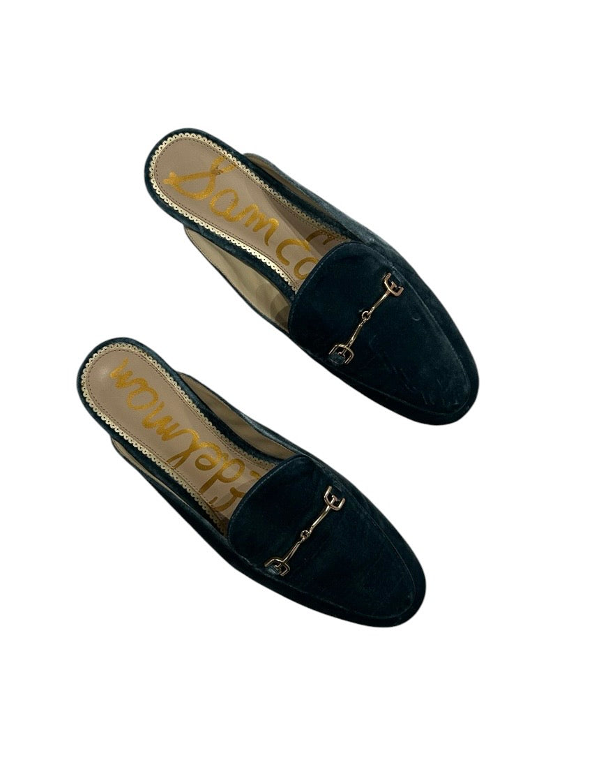 Velour bleu SAM EDELMAN Chaussures, 9M