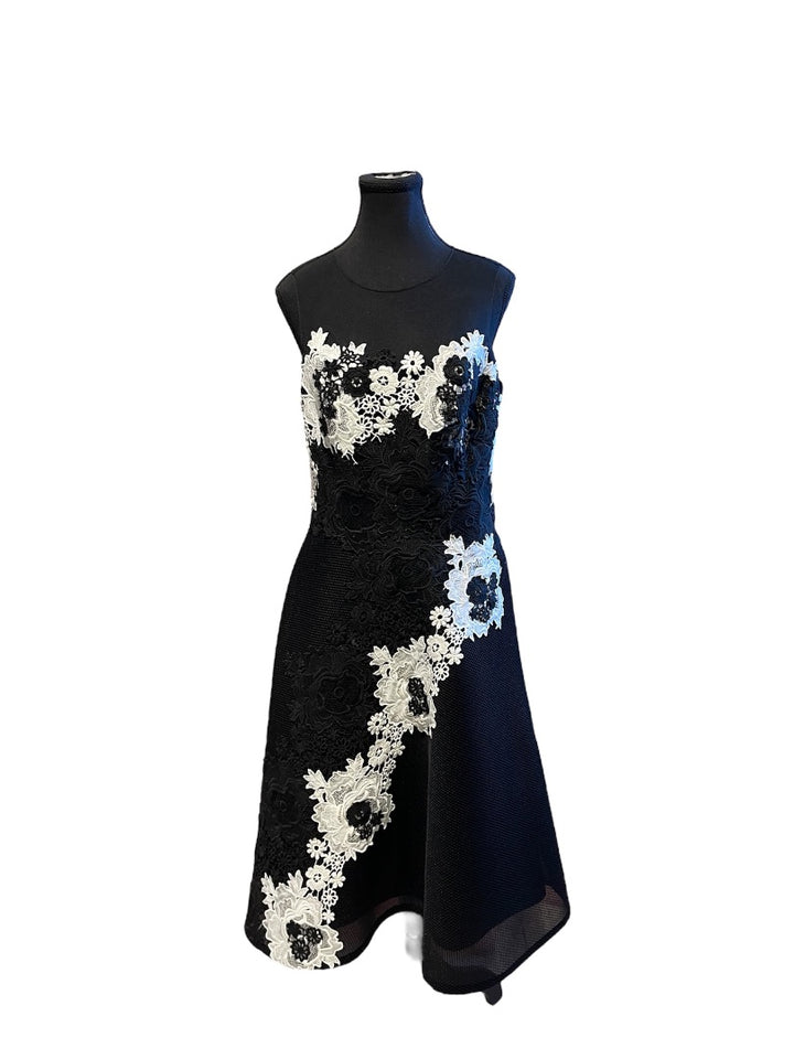 noir et blanc RICKIE FREEMAN pour TERI JON Robes, 8
