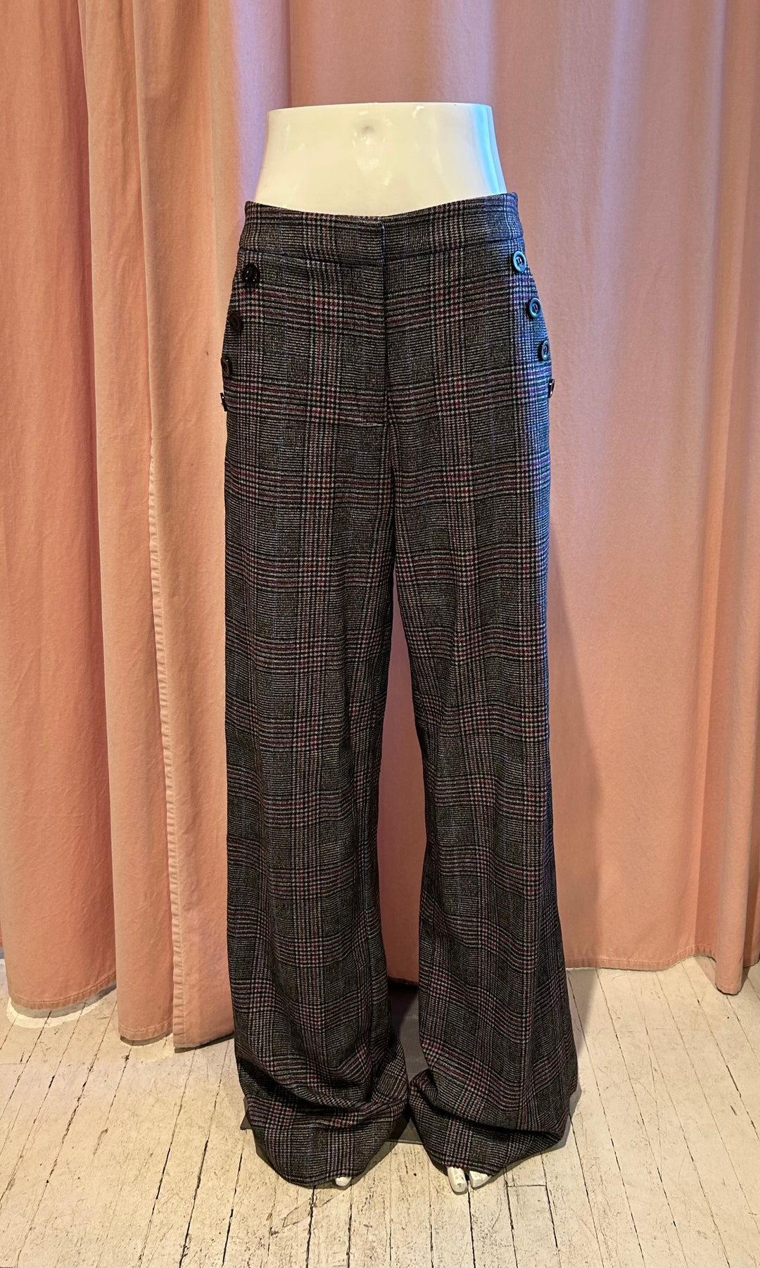 Gris, violet, bleu VERONICA BEARD Pantalons, 8