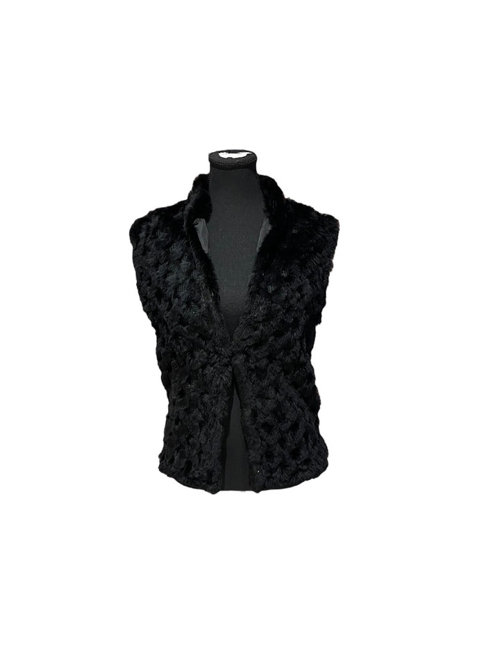 gilet VINTAGE noir, Petit/Moyen