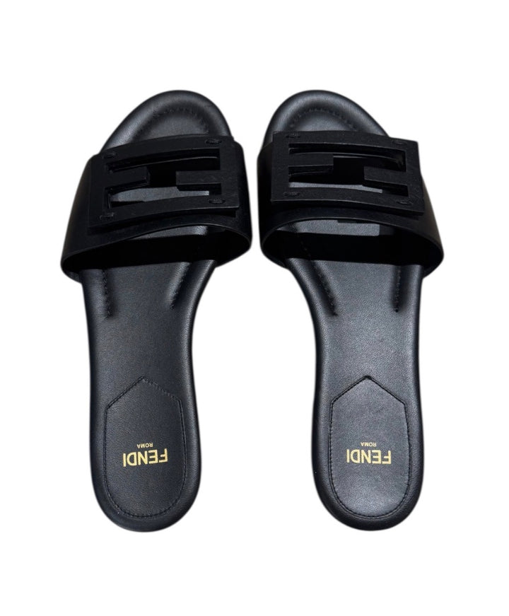 Noir FENDI sandals, 36