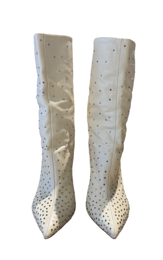 Blanc et Argent VALENTINO BOTTES, 37