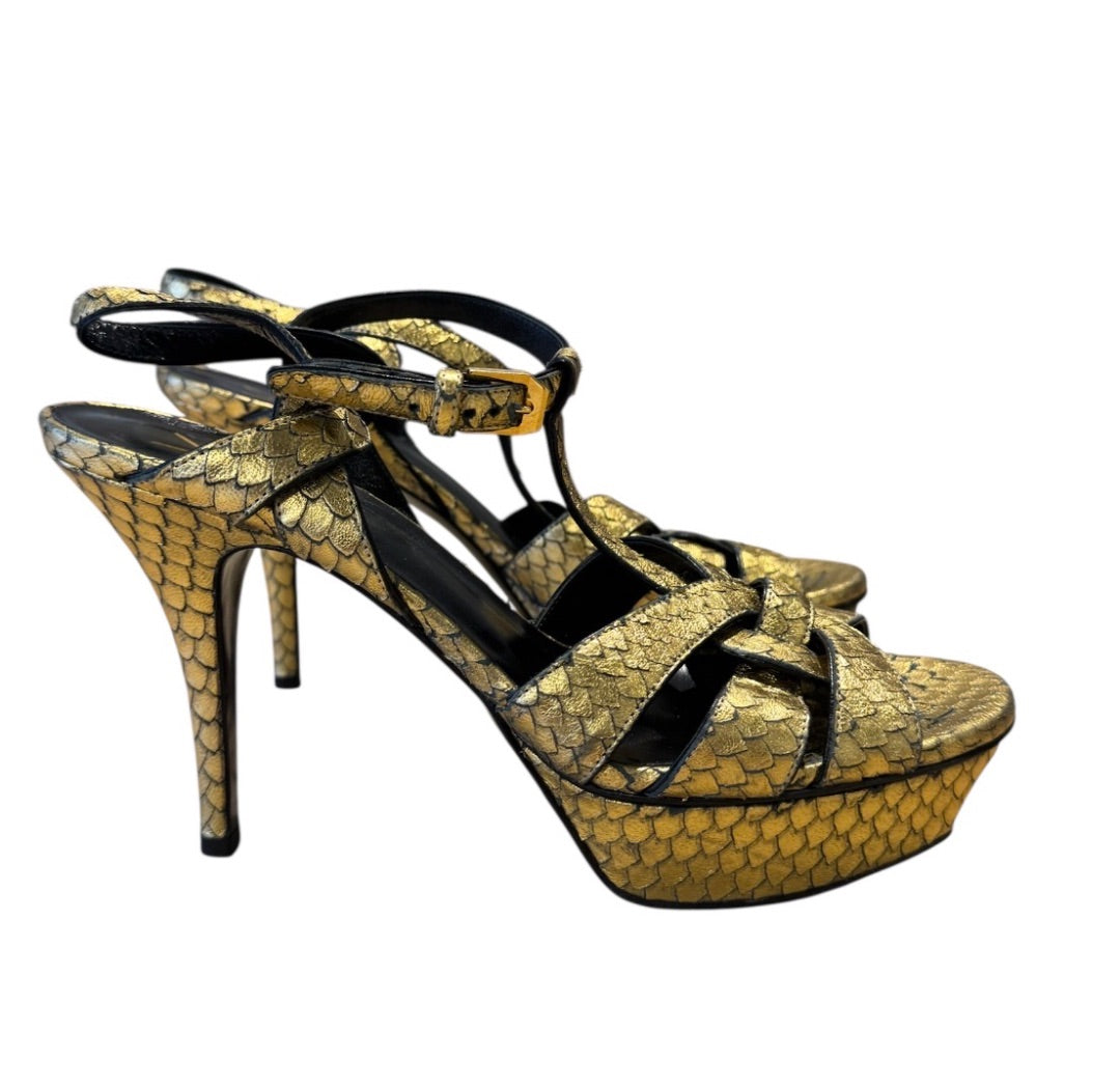 Or YVES SAINT LAURENT STILETTOS, 39