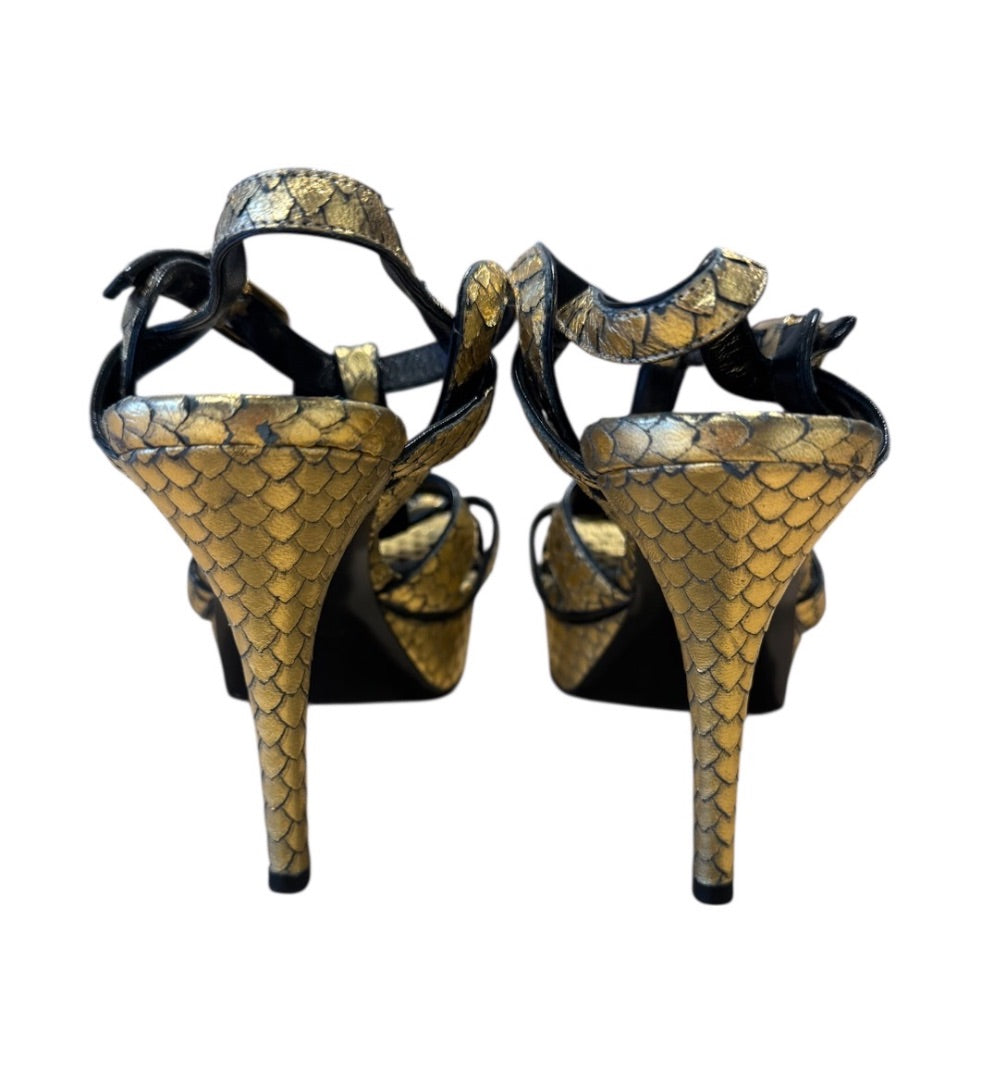 Or YVES SAINT LAURENT STILETTOS, 39