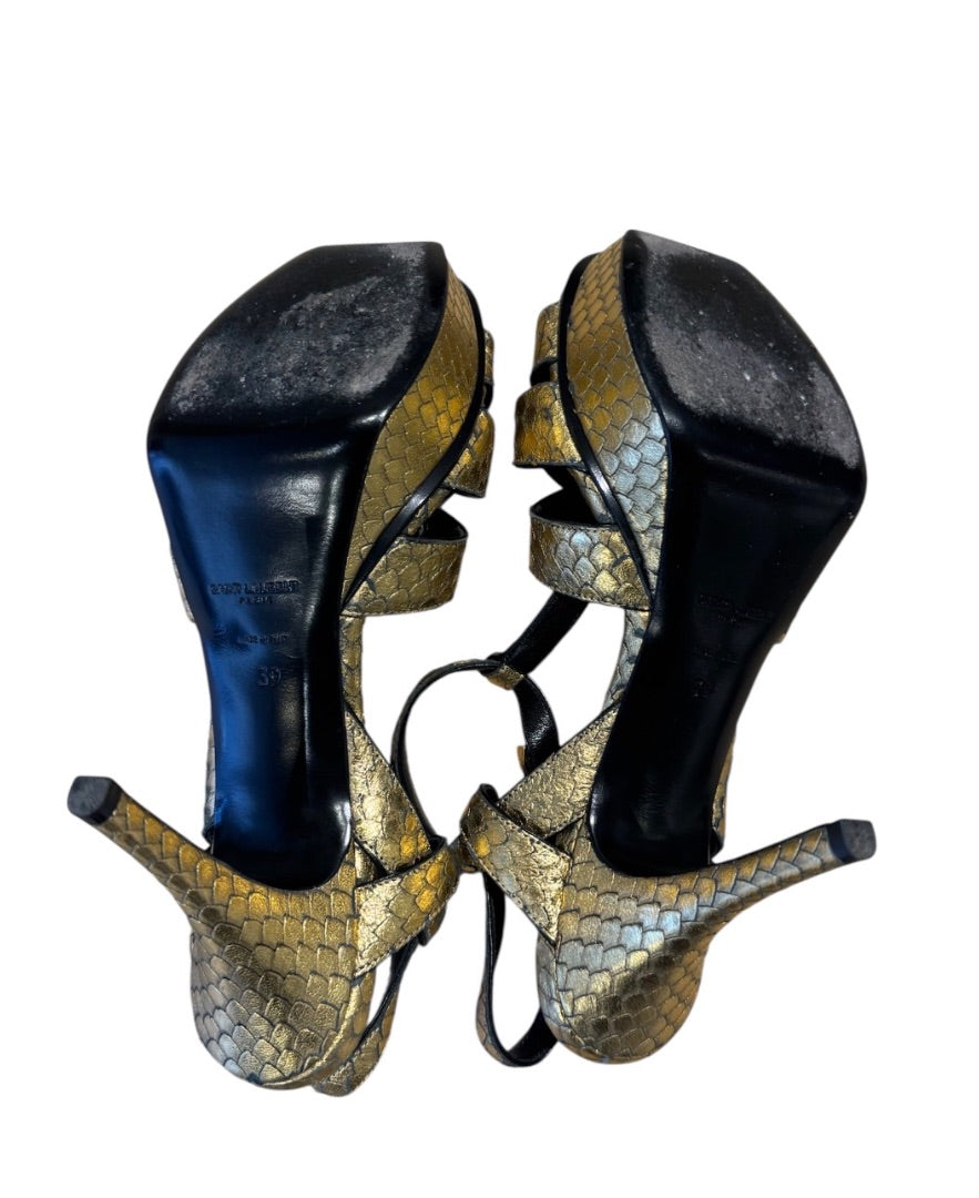 Or YVES SAINT LAURENT STILETTOS, 39