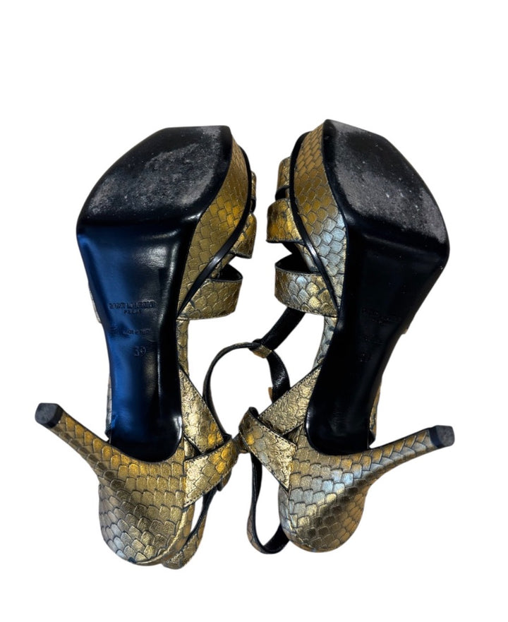 Or YVES SAINT LAURENT STILETTOS, 39