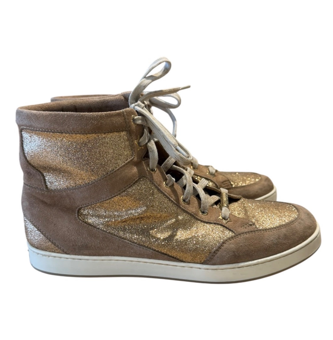 Bronze JIMMY CHOO SNEAKERS, 39
