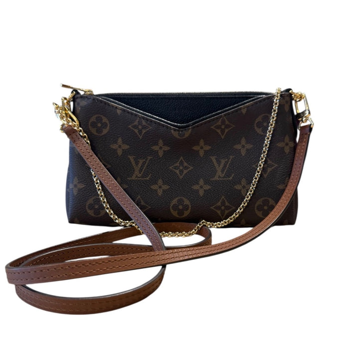 PALLAS CLUTCH MONO BLACK LOUIS VUITTON Sacs