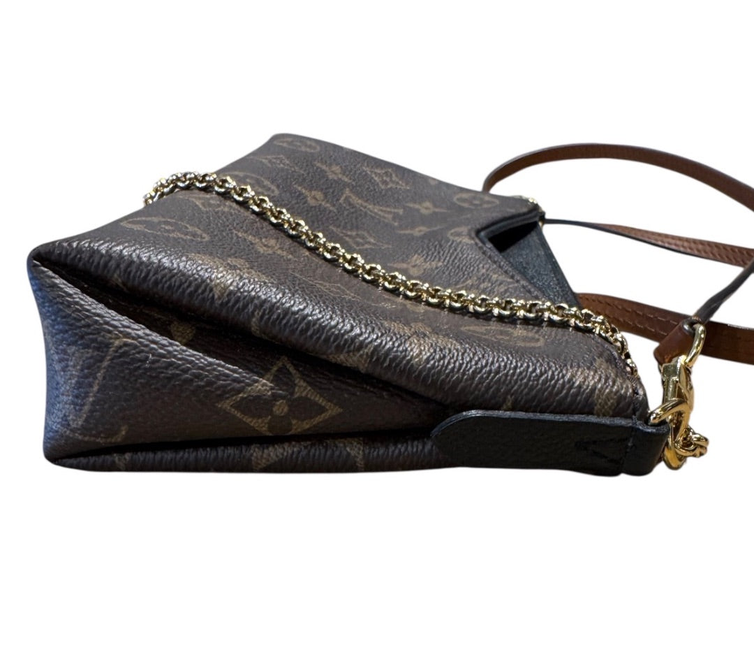 PALLAS CLUTCH MONO BLACK LOUIS VUITTON Sacs