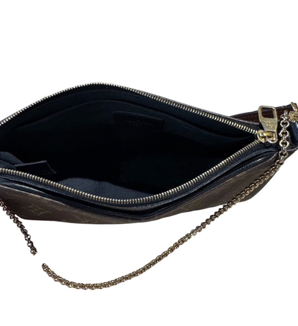 PALLAS CLUTCH MONO BLACK LOUIS VUITTON Sacs
