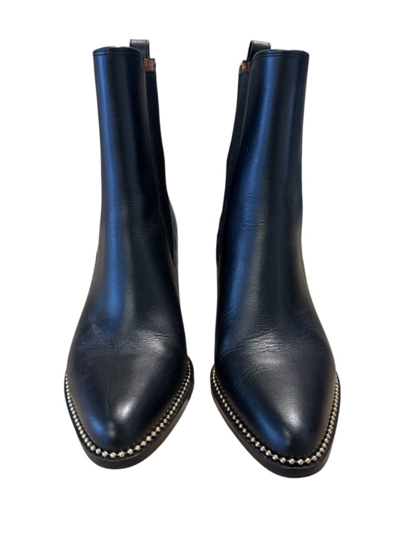 Noir et Or COACH BOTTES, 7.5
