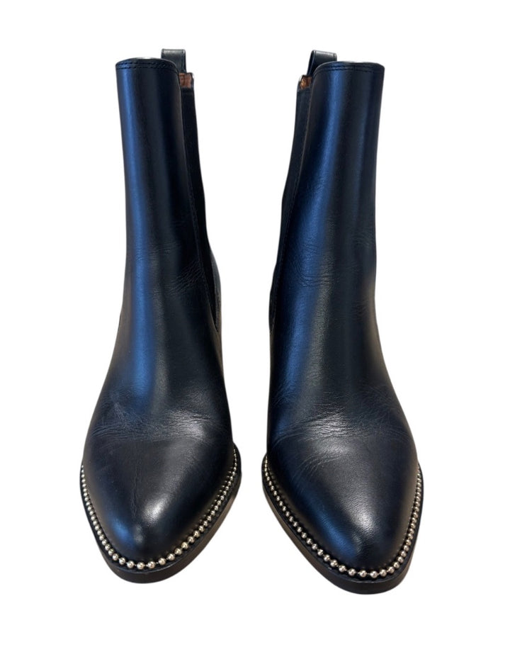 Noir et Or COACH BOTTES, 7.5