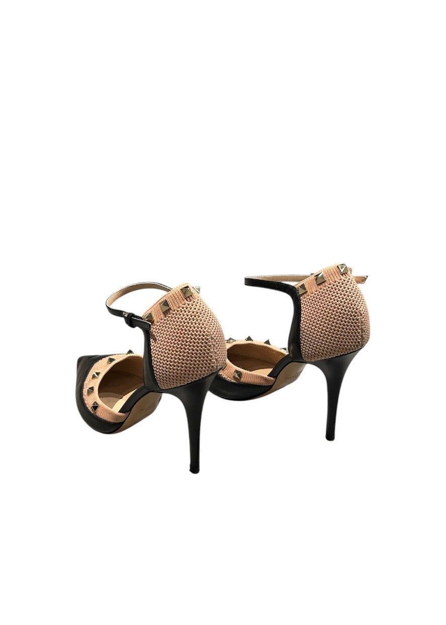 Noir et beige, clous VALENTINO Chaussures, 38