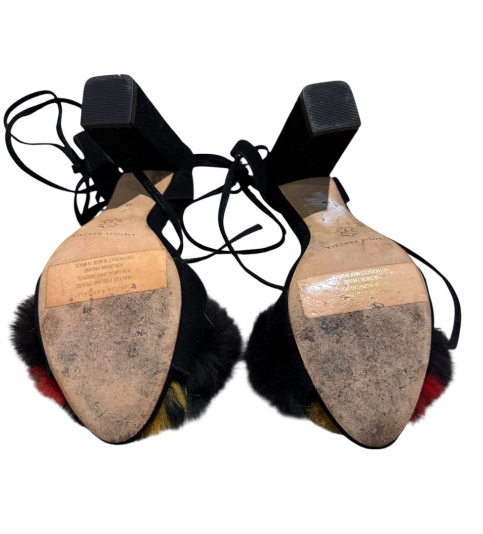 Noir et Multi LOEFFLER RANDALL sandals, 6
