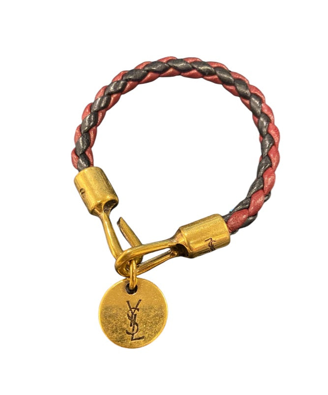 Bourgogne et Or YVES SAINT LAURENT Bracelet