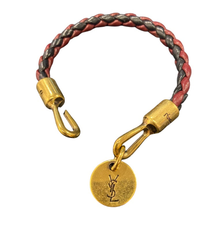 Bourgogne et Or YVES SAINT LAURENT Bracelet
