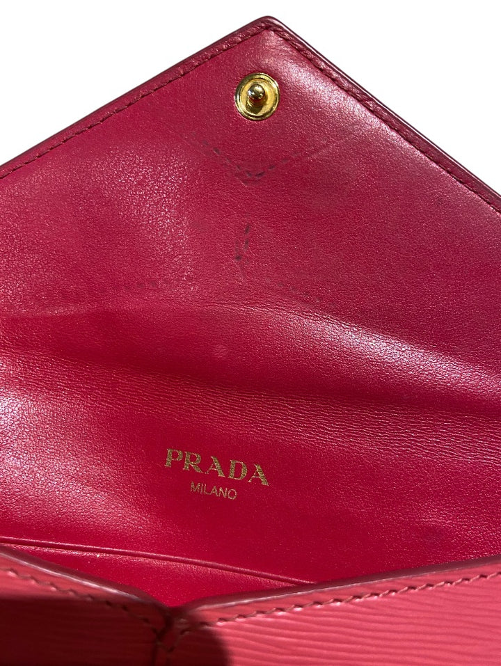 FUSCHIA PRADA portefeuilles