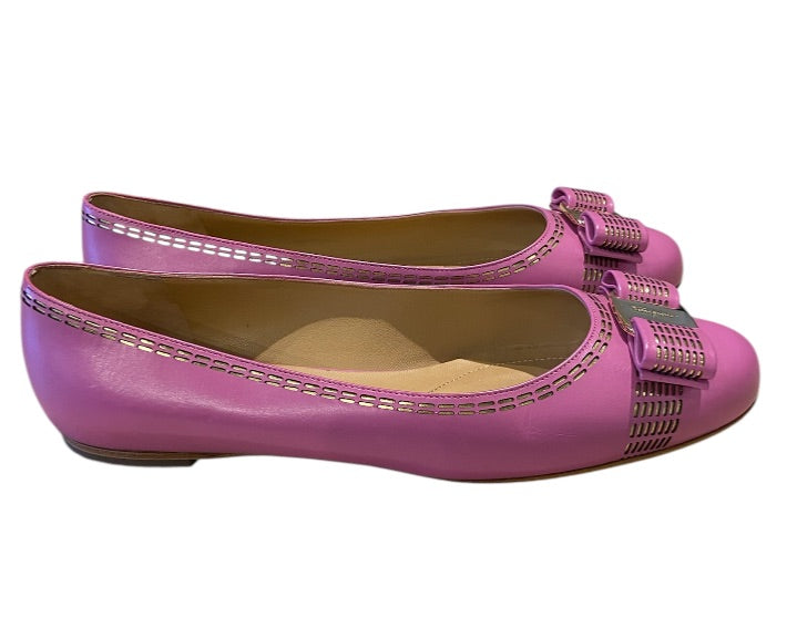 Rose SALVATORE FERRAGAMO FLATS, 8