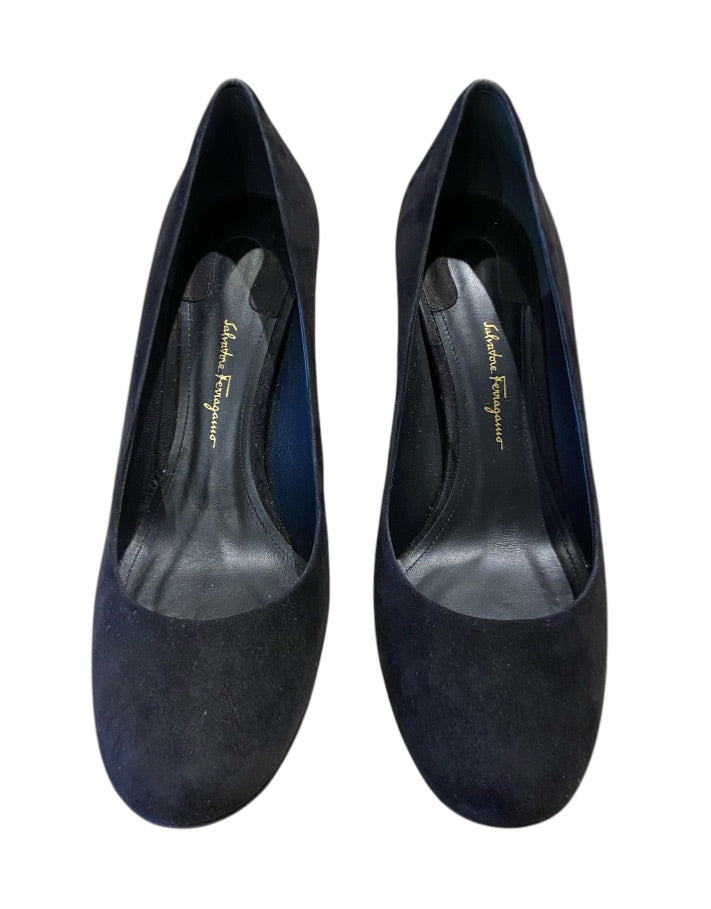 Noir et Or SALVATORE FERRAGAMO pumps, 8