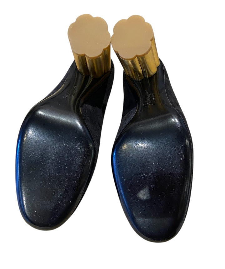 Noir et Or SALVATORE FERRAGAMO pumps, 8