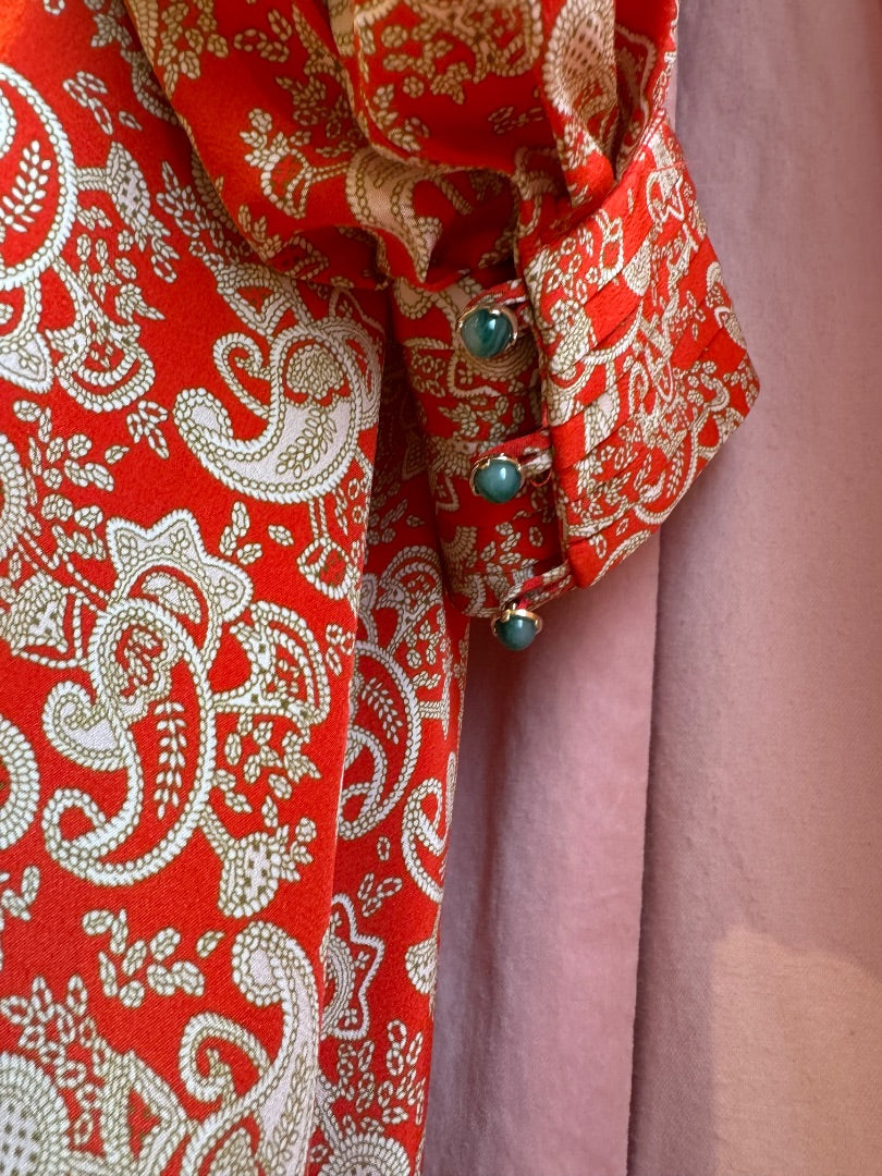 Rouge et Beige SANDRO PARIS Robes, Grand