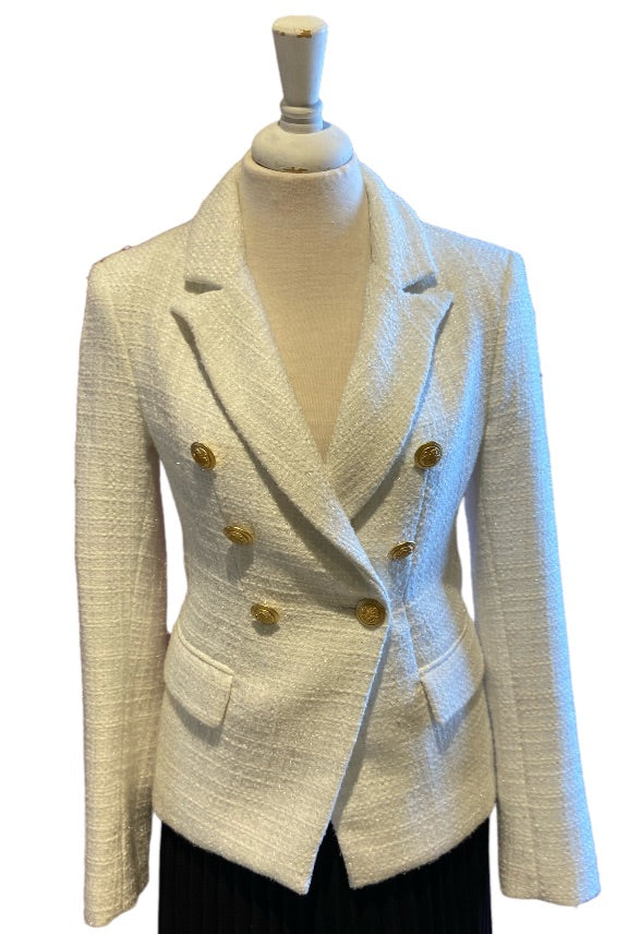 Blanc LOA LABEL Blazer, Tres Petit