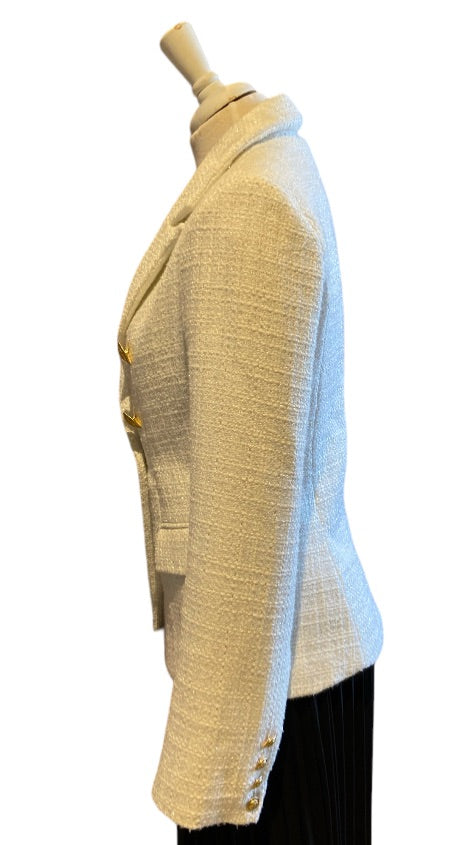 Blanc LOA LABEL Blazer, Tres Petit