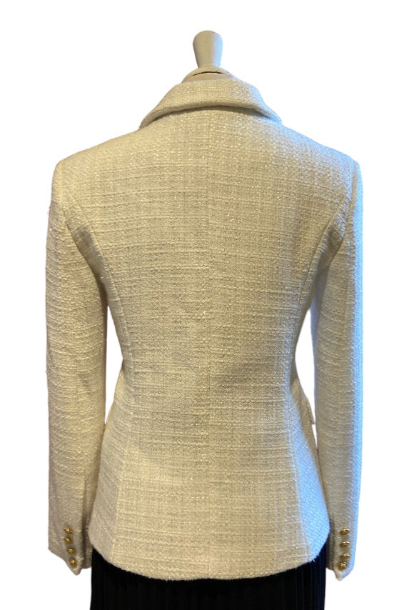 Blanc LOA LABEL Blazer, Tres Petit